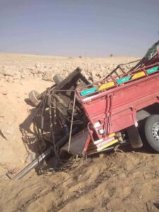 بالأسماء.. وفاة وإصابة 9 أشخاص إثر إنقلاب سيارة ربع نقل بأسيوط