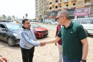 محافظ الجيزة فى جولة ميدانية بحى الوراق