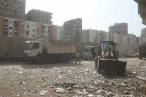 الجيزة تكثف جهودها للقضاء على بؤر المخلفات