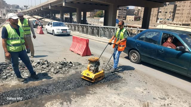 محافظ الجيزة: صيانة ورفع كفاءة ورصف كوبري أرض اللواء لضمان السلامة المرورية