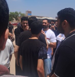 حسني عبد ربه لاعب الإسماعيلي السابق يودع خاله من مدينة المحلة الكبرى