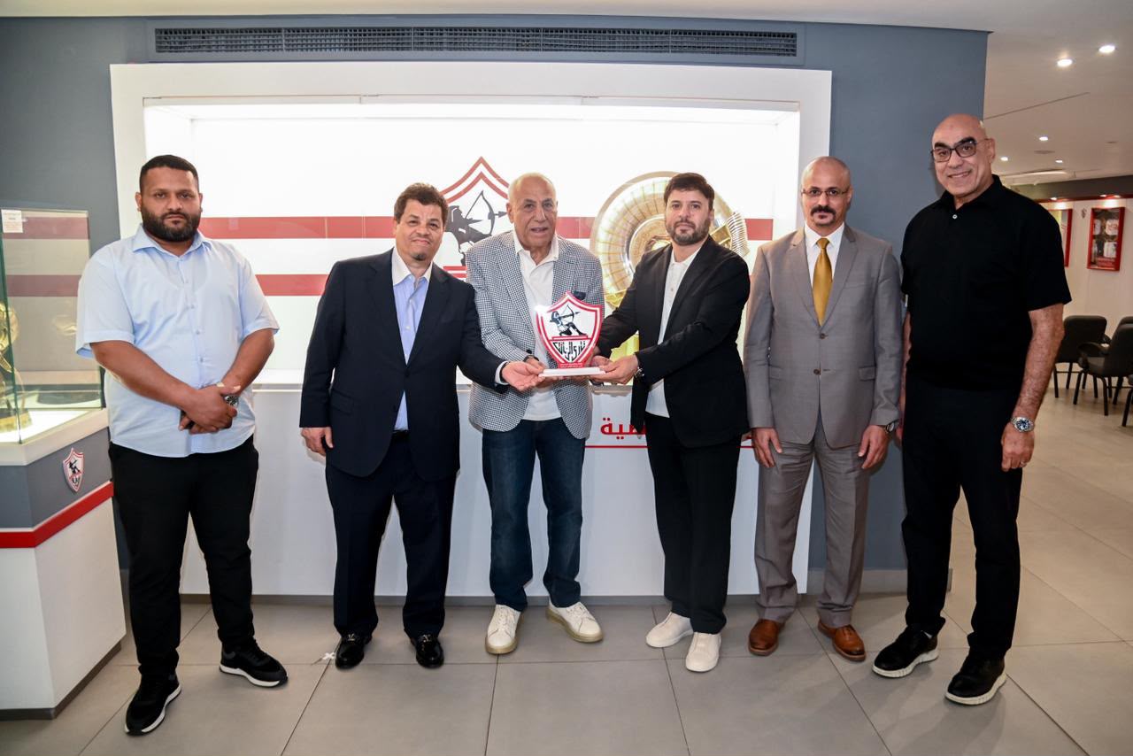 إدارة الزمالك تستقبل وفد نادي الوفاق الليبي