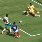 الهدف الاول لمنتخب فرنسا في شباك السنغال