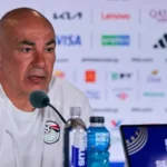 حسام حسن من المؤتمر الصحفي لمباراة بلجيكا