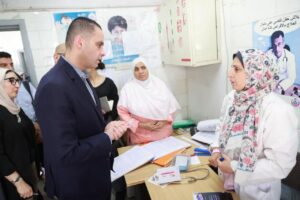 جولة تفقدية لنائب وزير الصحة داخل المنشأت الطبية بالإسكندرية