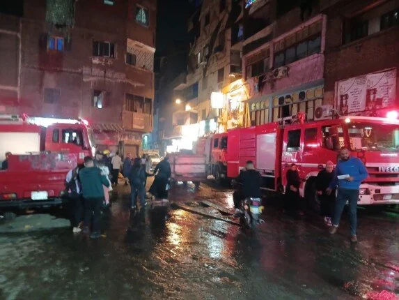وفاة شخصين وإصابة أخرين فى حريق ورشة بمنشأة ناصر.. والشهود:”النار كانت شديدة جدا”