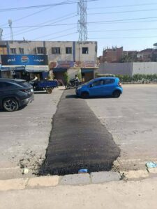 الجيزة تنفذ 4 مطبات صناعية لتعزيز السلامة المرورية