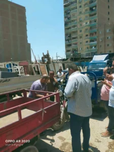حملات مكبرة بالعمرانية لمواجهة مخازن الفرز والخردة