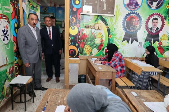 محافظ سوهاج يتفقد لجان امتحانات الثانوية العامة بمدارس مركز ومدينة دار السلام