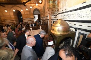 افتتاح القبة الضريحية للسلطان الأشرف قايتباي بصحراء المماليك