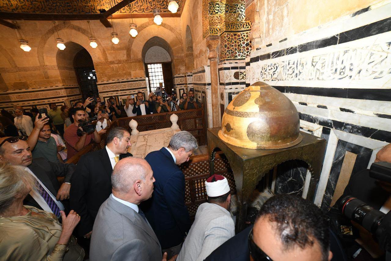 افتتاح القبة الضريحية للسلطان الأشرف قايتباي بصحراء المماليك
