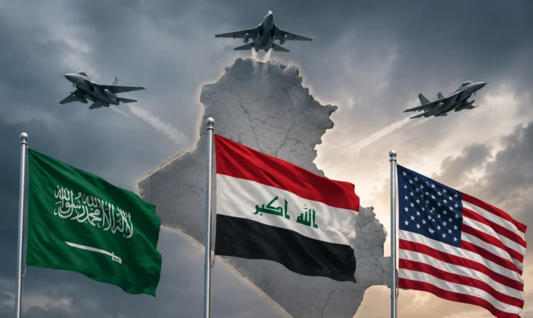 رداً على هجمات المسيّرات.. واشنطن والرياض تستهدفان مواقع الحشد الشعبي بالعراق