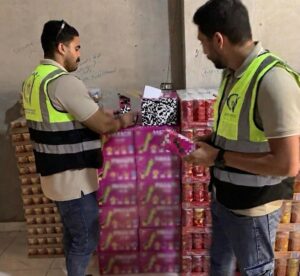 ضبط 17,800 قطعة جيلي مجهولة المصدر بالغربية