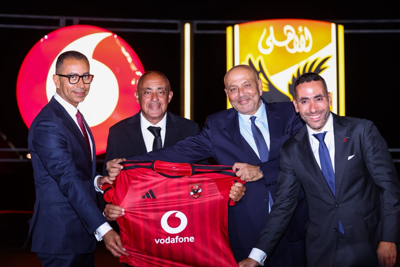 المتحدة للرياضة توقع اكبر عقد رعاية فى تاريخ النادى الاهلى مع شركة فودافون