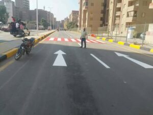 محافظ الجيزة: تطوير ورصف شارع الكيلاني بحي المنيرة الغربية