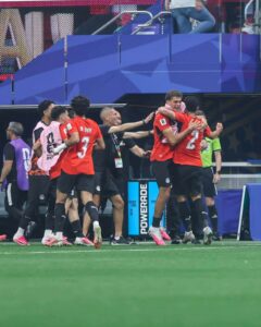 منتخب مصر يتقدم على الأرجنتين بهدف في الشوط الأول