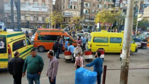 بينهم سيدة حامل.. مصرع 5 أشخاص فى تصادم أتوبيس نقل جماعي مع دراجتين بالأميرية