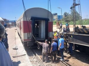 عودة الحركة الطبيعية بعد رفع قطار “طنطا – كفرالشيخ”