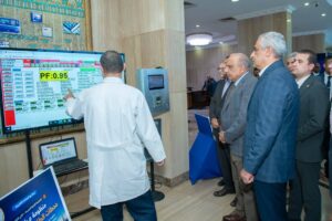 وزيرا الإنتاج الحربي والكهرباء ومحافظ القليوبية يتفقدون خطوط إنتاج بنها ‏للصناعات الإلكترونية