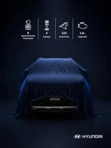 قبل الإطلاق الرسمي.. Hyundai Venue الجديدة تستعد لإعادة تعريف القوة في فئة الـ SUV المدمجة بمحرك 1.6 لتر